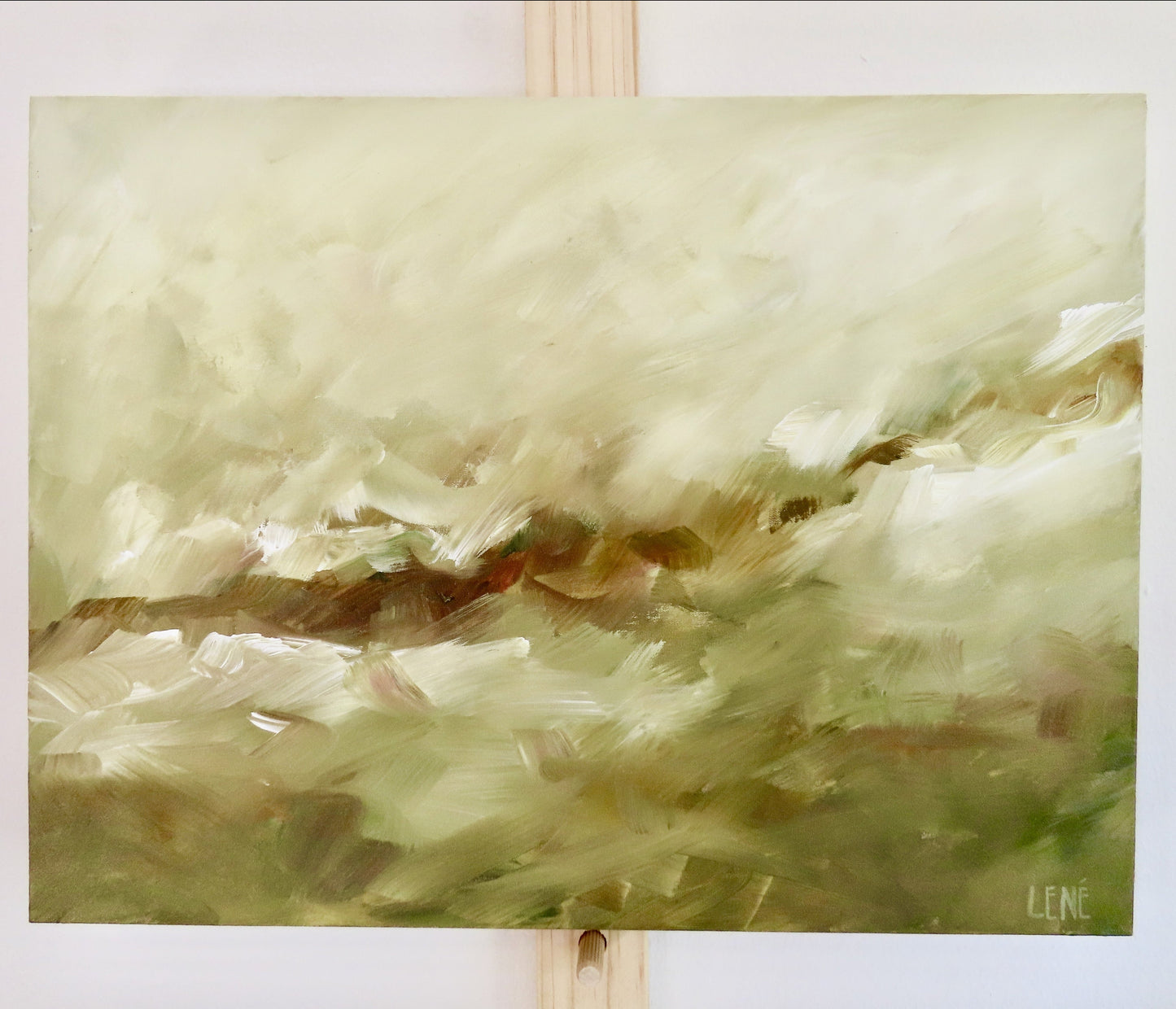 Abstract art piece on a white background
