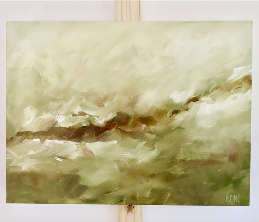 Abstract art piece on a white background